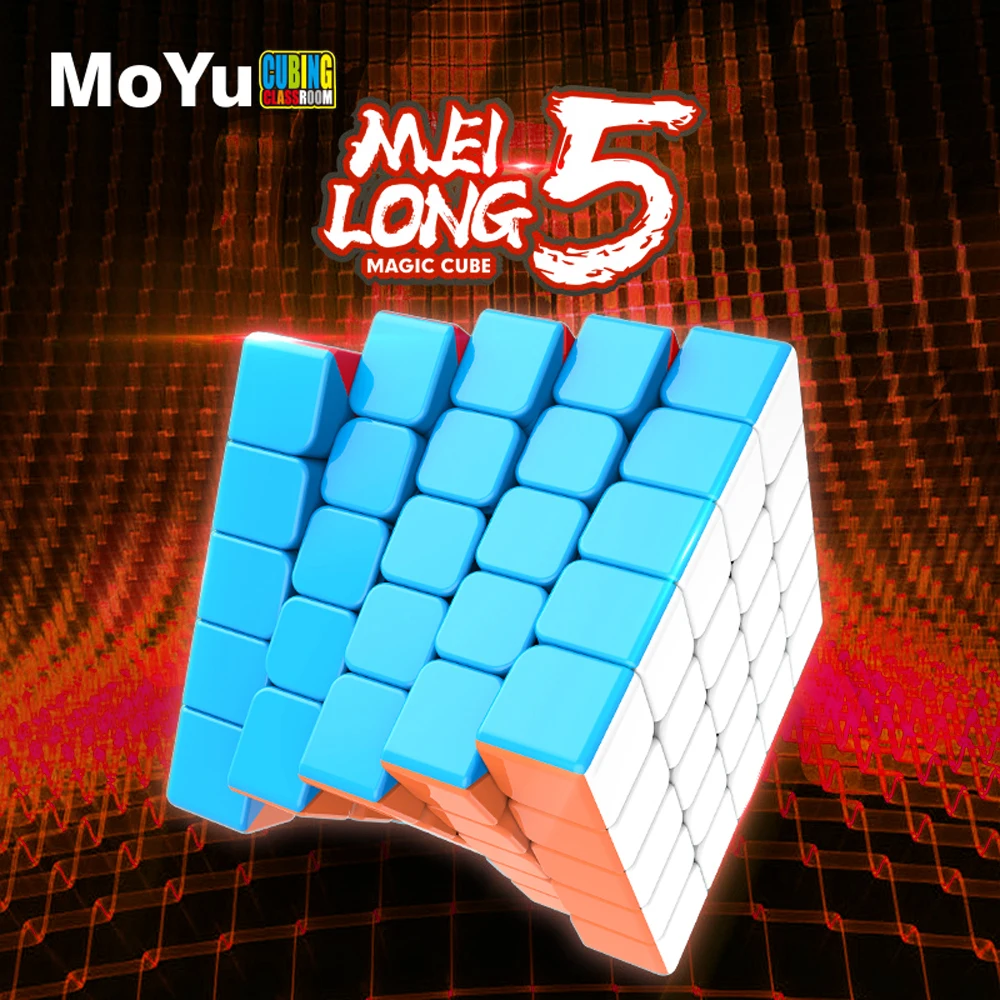 MoYu cubing Class meilong 5x5x5 магический скоростной кубик 5x5 кубиков-пазлов обучающие