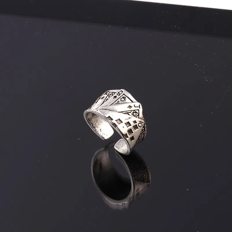 Европейская и американская мода индивидуальное кольцо для игральных карт