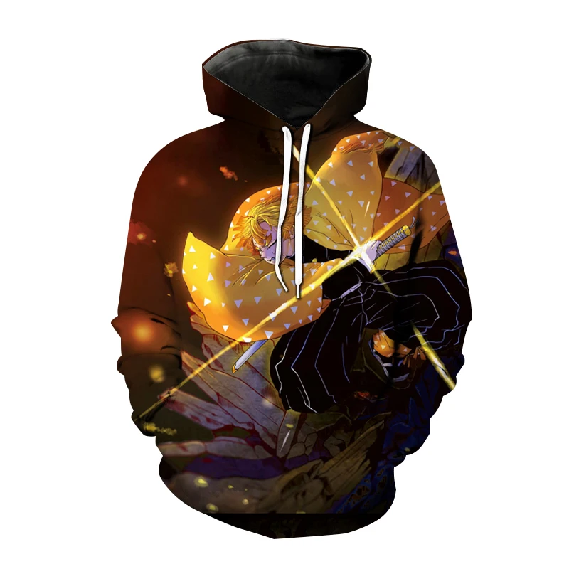 

Толстовка с капюшоном для мужчин и женщин, худи с 3D-принтом демона из японского аниме «killer», спортивный пуловер с капюшоном в стиле хип-хоп, о...