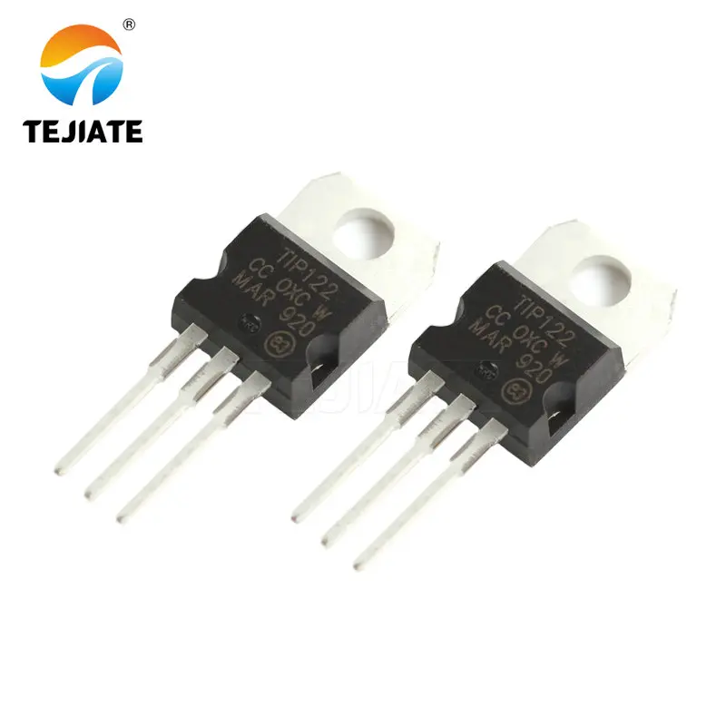10 шт транзисторы TIP122 TO-220 5A 100V NPN | Электронные компоненты и принадлежности