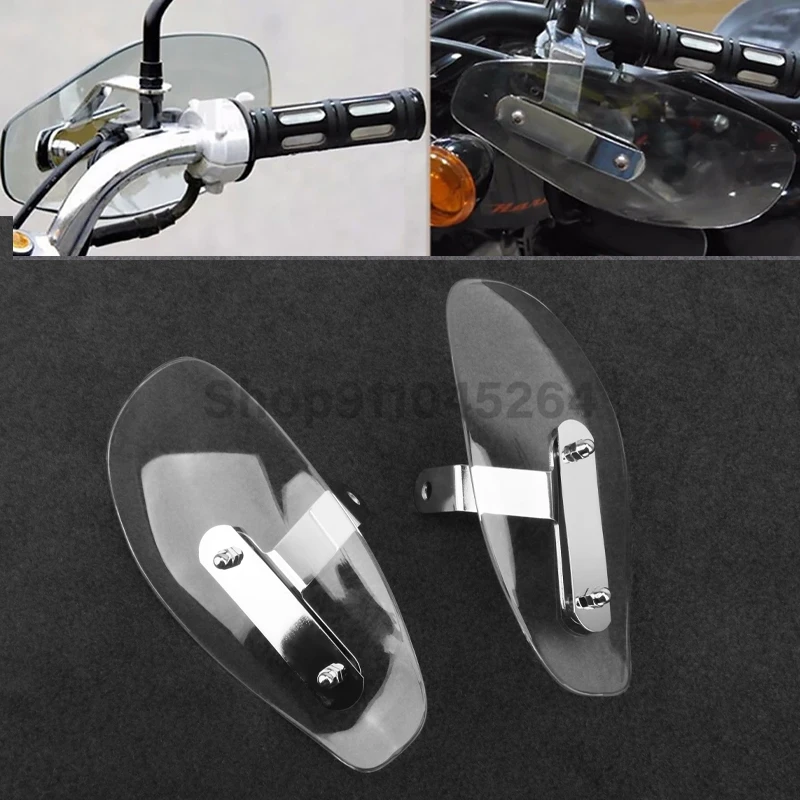 

Motorcycle Accessories ABS Plastic Handguard Hand Shield Protector Windshield Handle Protection For Honda For Yamaha For Suzuki