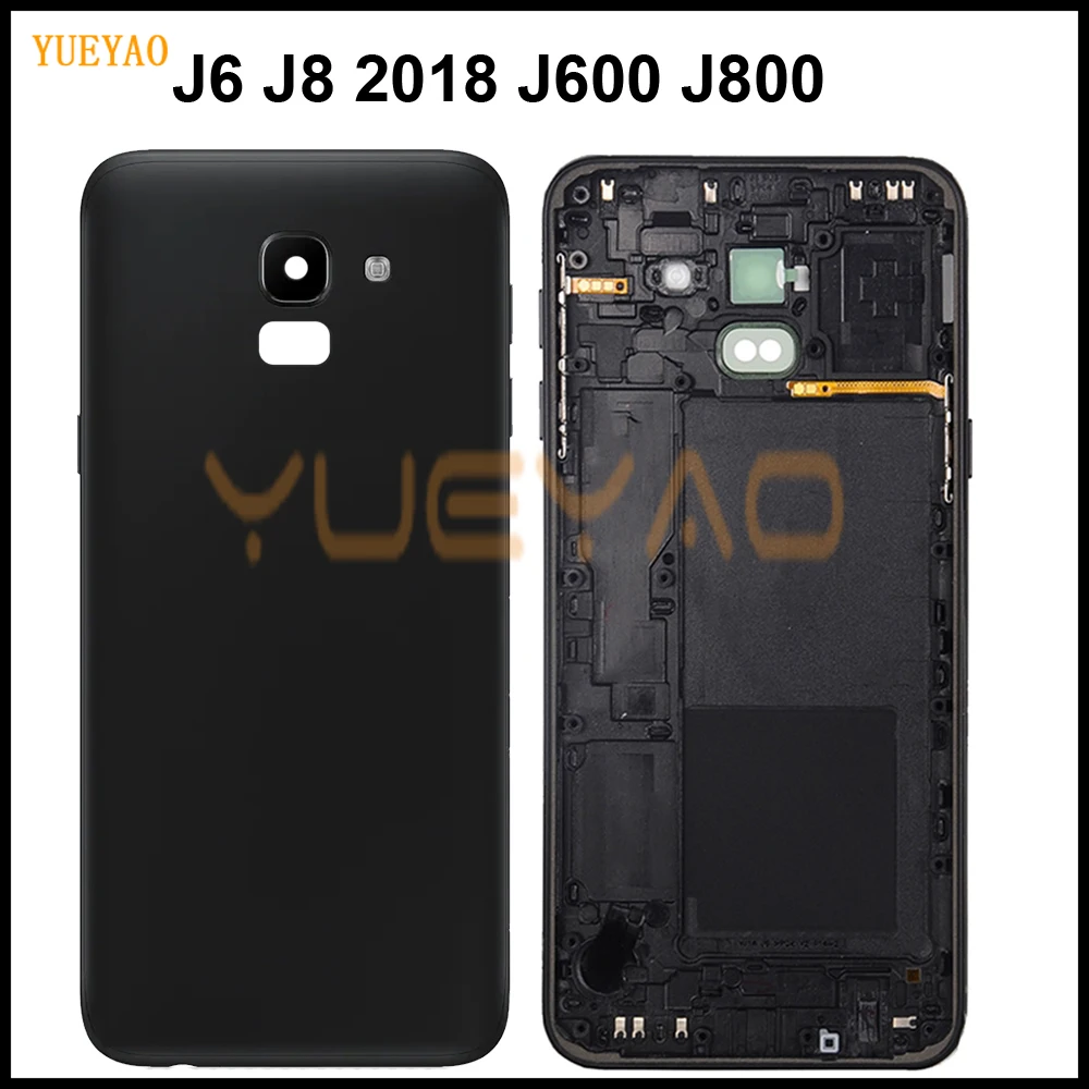 Пластиковая Задняя Крышка батарейного отсека для Samsung Galaxy J6 2018 J600 J600F J800 J800F J8 |