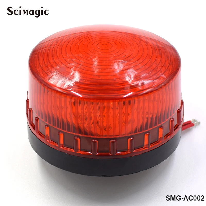 

12V DC Security Alarm Strobe Signal Warn Warning Siren LED Lamp Flashing Light Sensors Alarms Red Flashing Light