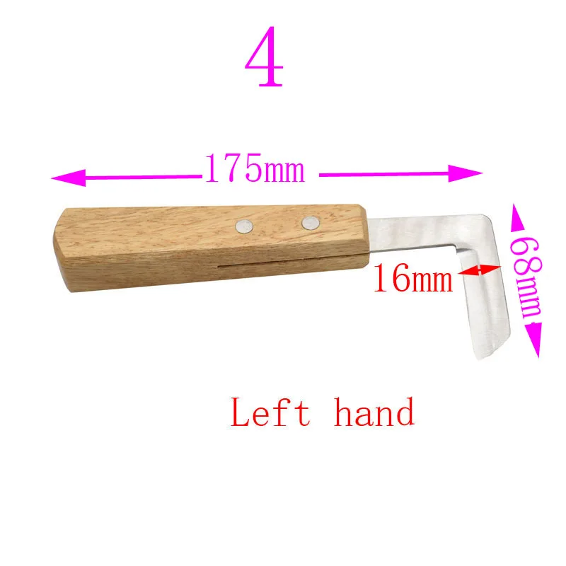 Нож для обрезки скота 1 шт. правой руки двухсторонние ветеринарные овец коз