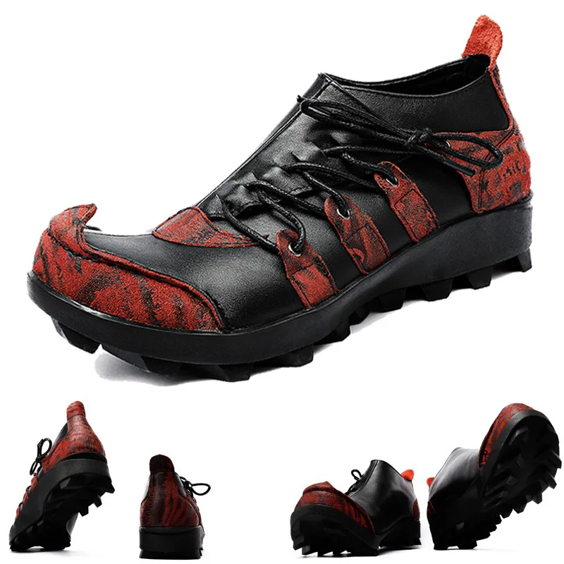 Повседневная мужская обувь из воловьей кожи в европейском и американском стиле