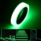 Блестящие светящиеся ночью самоклеящаяся светится в темноте Стикеры лента Безопасность безопасности дома украшения Предупреждение лента для художественного оформления