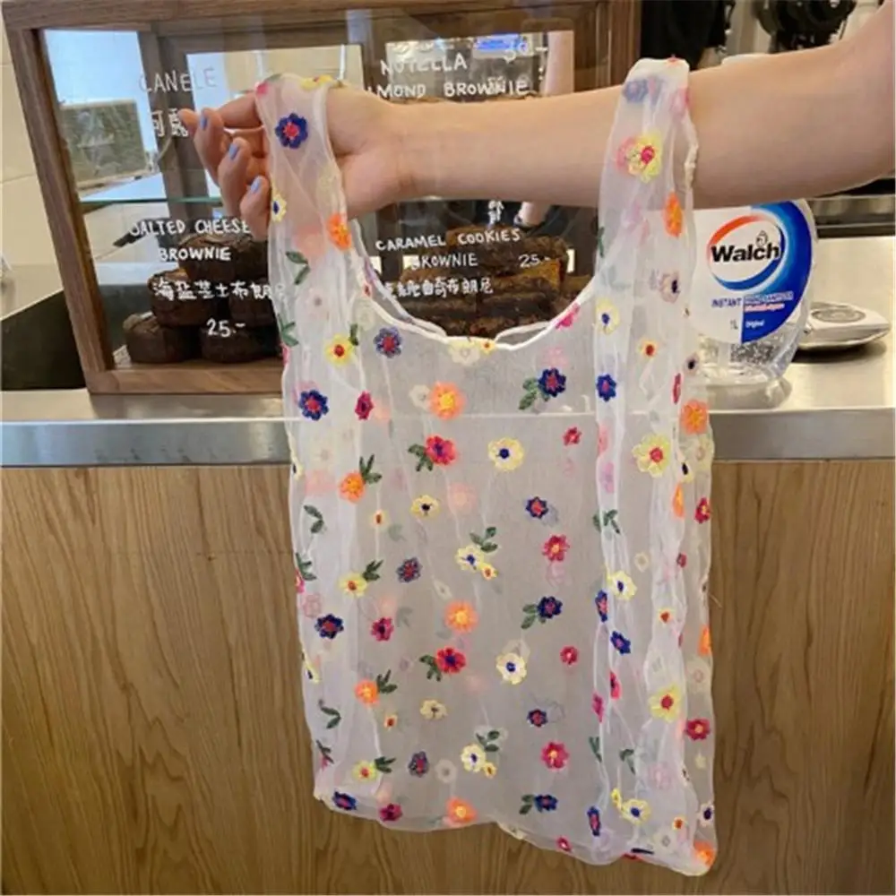 Популярная Женская Ручная сумка с цветочной вышивкой повседневная женская тоут