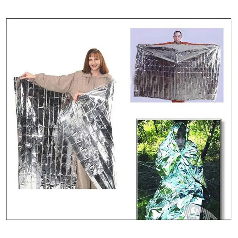 Аварийное одеяло 210*130 см изоляционная занавеска для выживания и спасения