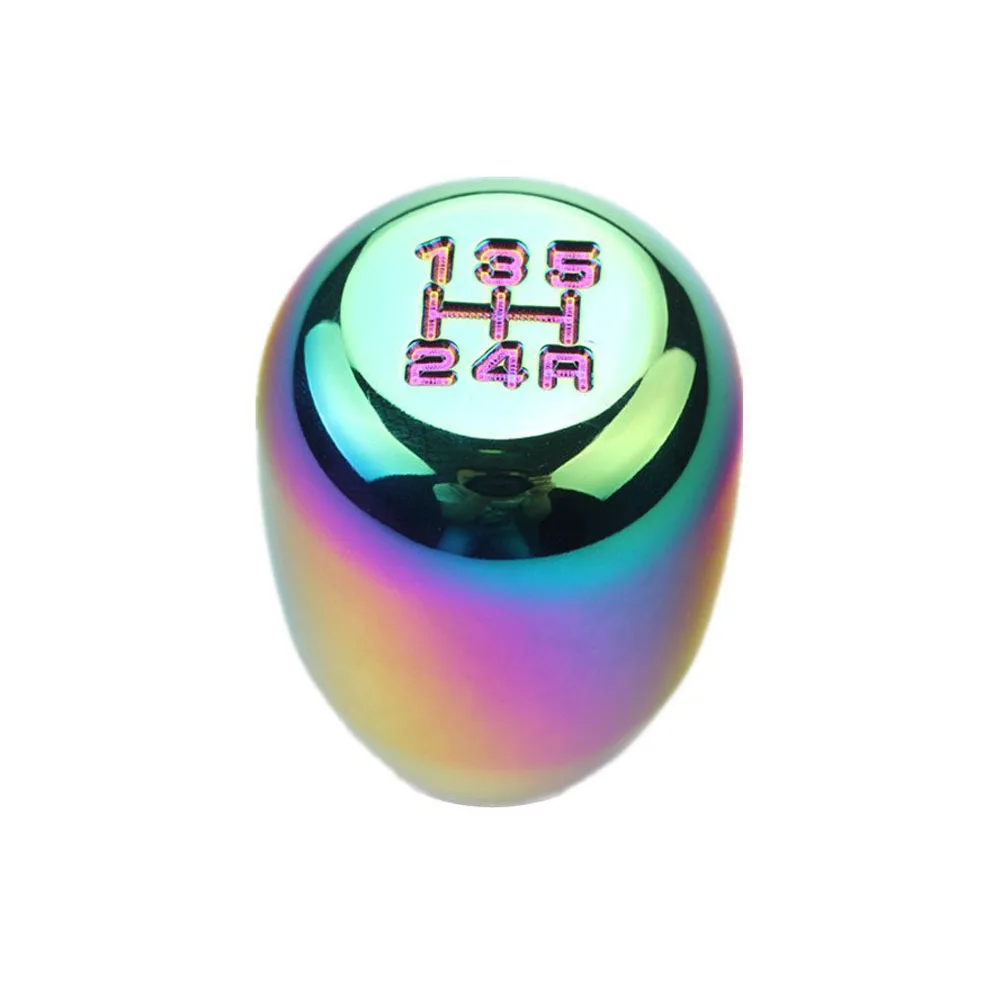Ручка переключения передач Rainbow Chrome 5 скоростей M10 x 1 алюминиевый шарик для JDM Honda