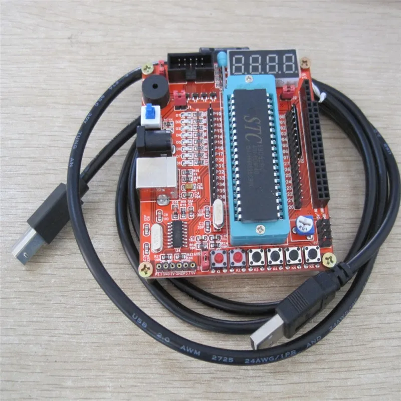 51/AVR микроконтроллер основная макетная плата STC89C52RC/51MCU экспериментная