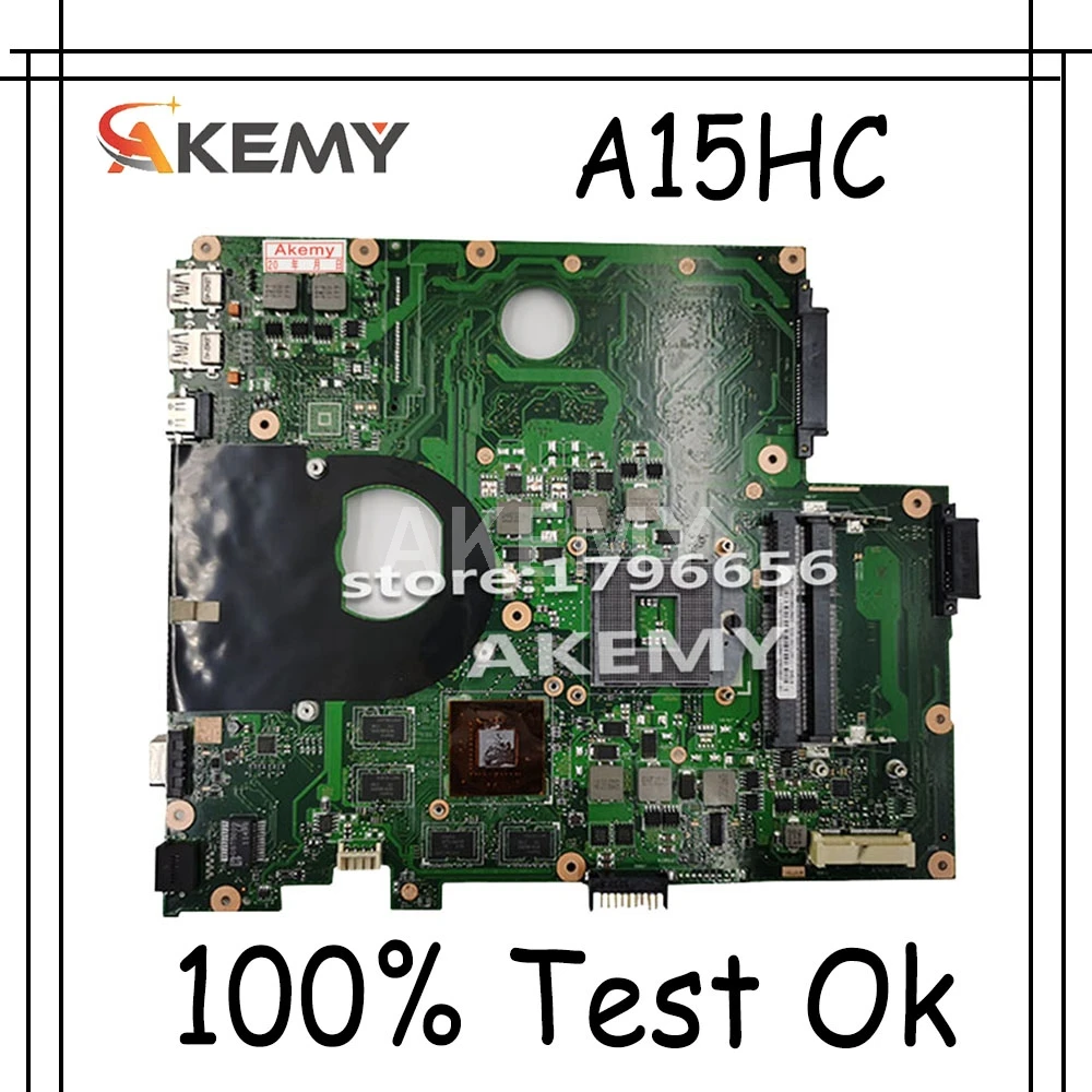 A15HC материнская плата для ноутбука For Asus REV: 2 0/REV: 1 Материнская 100% ТЕСТ ОК |