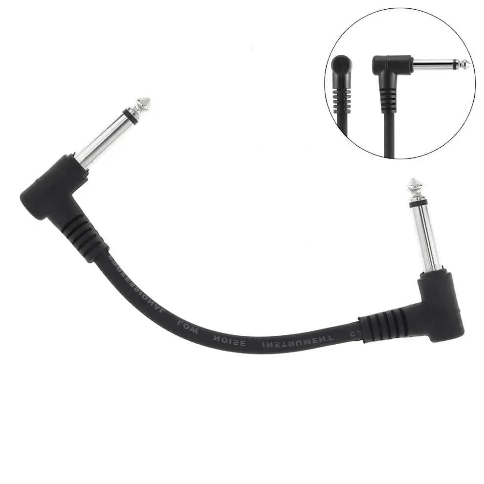 16 см/6 дюймов гитарная педаль эффектов инструмент патч кабель с 1/4 дюйма 6 35 мм