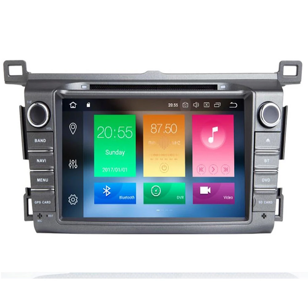4G 64G DSP IPS 2 Din Android10 автомобильный мультимедийный dvd плеер GPS для Toyota RAV4 Rav 4 2013 2014 2015