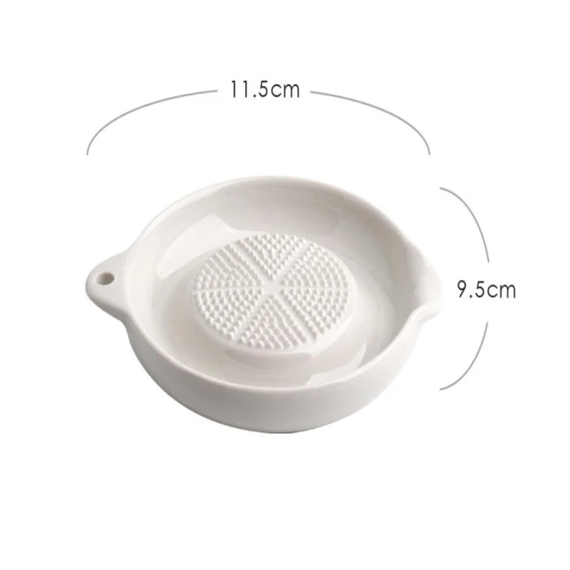 

White Simple Style Ceramic Burnishing Machine Portable Porcelain Carrot Ginger Grinding Household Burnishing Machine