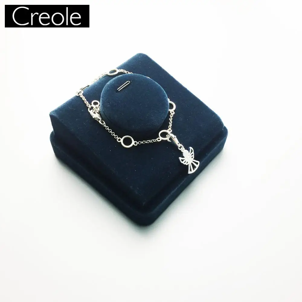 Шарм-подвеска Ангел Хранитель с сердцем 2018 пробы из серебра 925 для браслета |