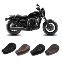 customized for hyosung gv125s gv300s motorcycle single seat cushion modification accessories leather material
