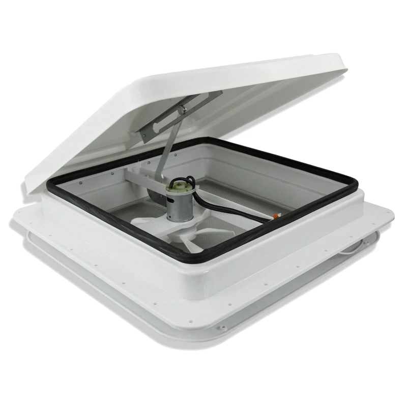 14 дюймов X RV вентиляционный вентилятор на крыше Vent 12V питания белая крышка