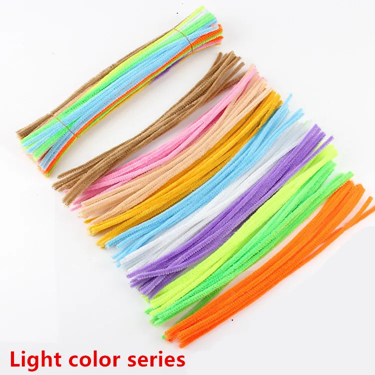 100 шт. радужные цветные плюшевые палочки для чистки труб | Дом и сад