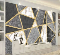 xuesu abstract geometric lines marble texture tv sofa background wall custom wallpaper 8d waterproof wall cloth