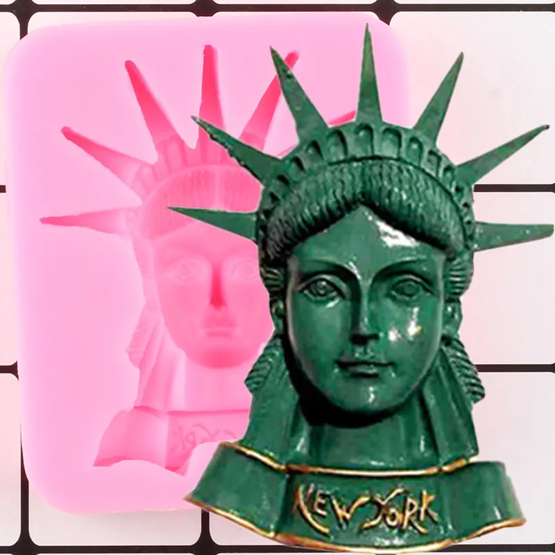 3D ремесло Статуя Свободы силиконовые формы инструменты для украшения тортов из