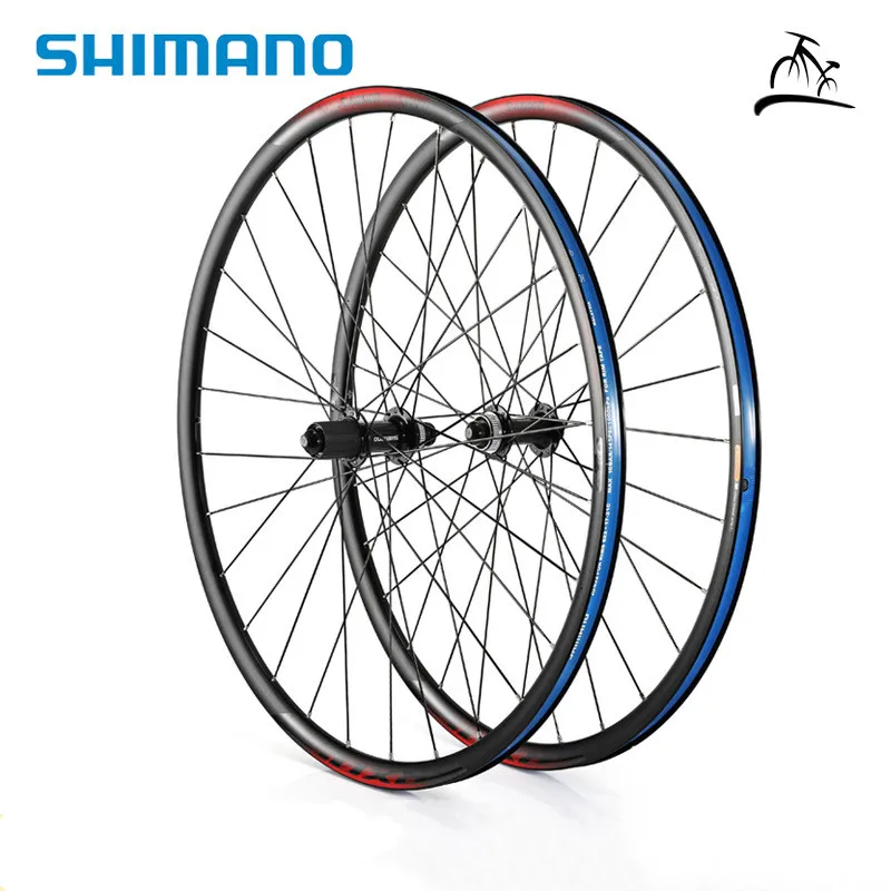 

Shimano RX05 Road Disc Brake Wheel Set Flat Wind Breaking Spoke 700c Road Wheel Hub Ultra-light Mid-lock Version