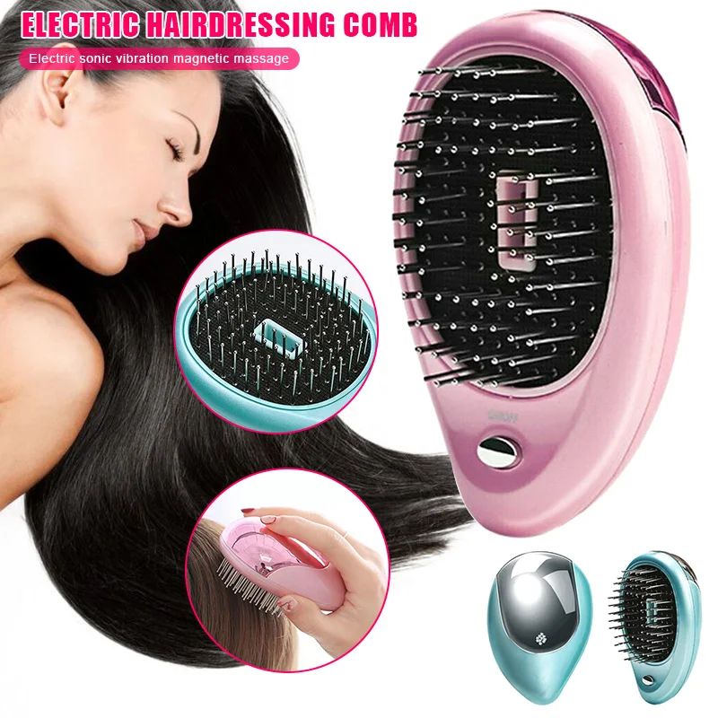 

Massaging Hair Care Brush Comb Electric Massager Portable Soothing Safe for Home KG66