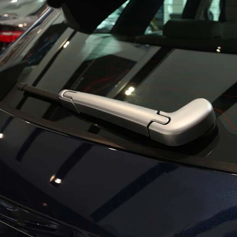 

Ствол задней двери окна стекла стеклоочиститель декоративное покрытие отделка наклейка Рамка для F-PACE Fpace внешние аксессуары