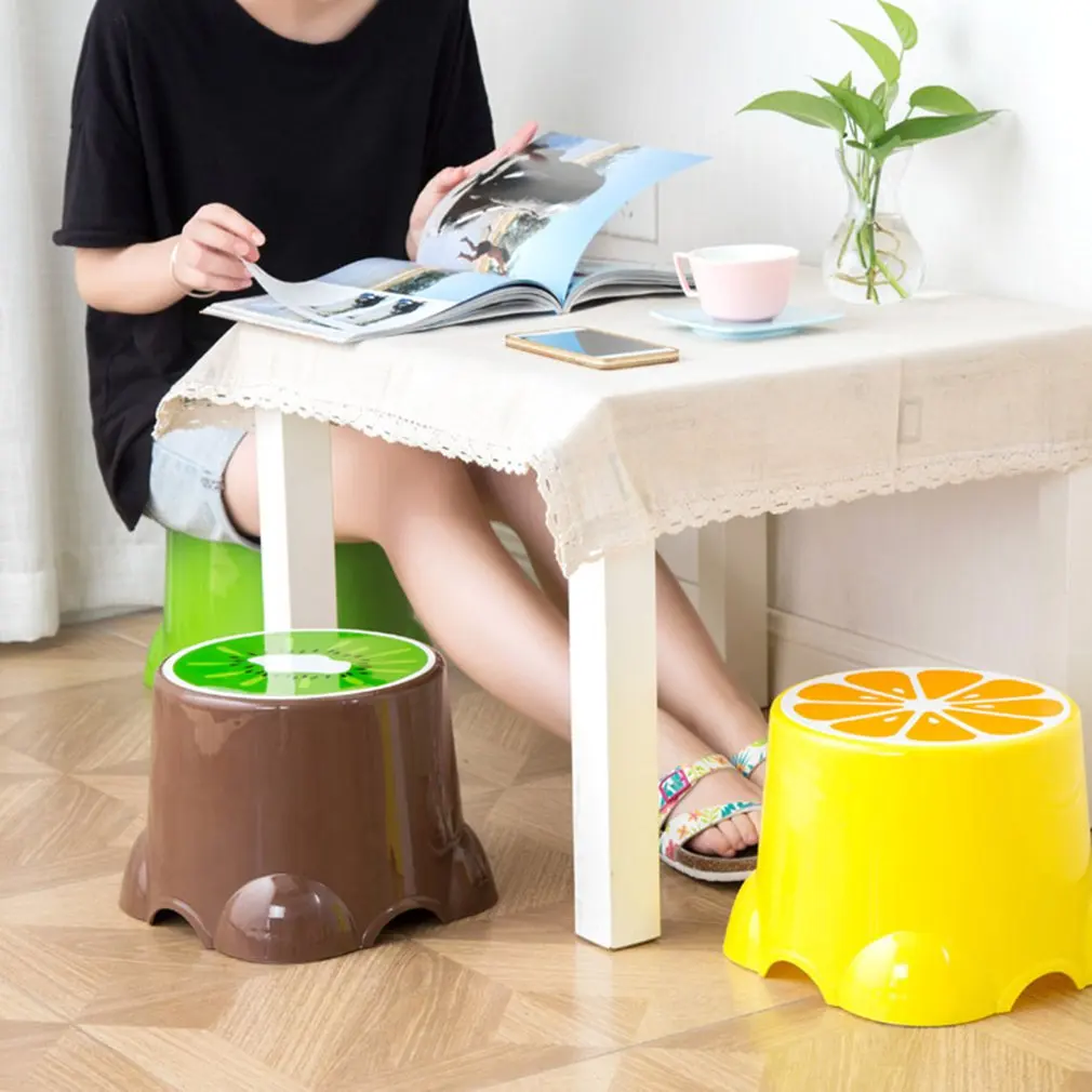 Комплект из 2 предметов носки с креативным мультяшным табурет фруктами