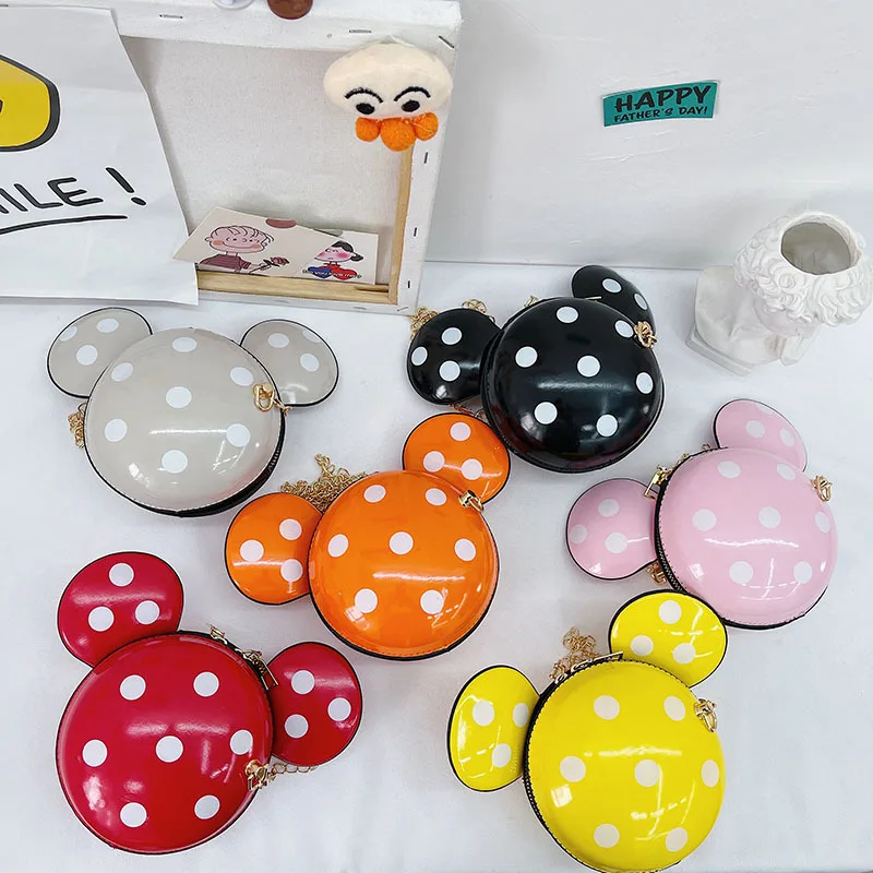 Новый милый рюкзак Disney для девочек школьный с мультяшным Микки Маусом модный