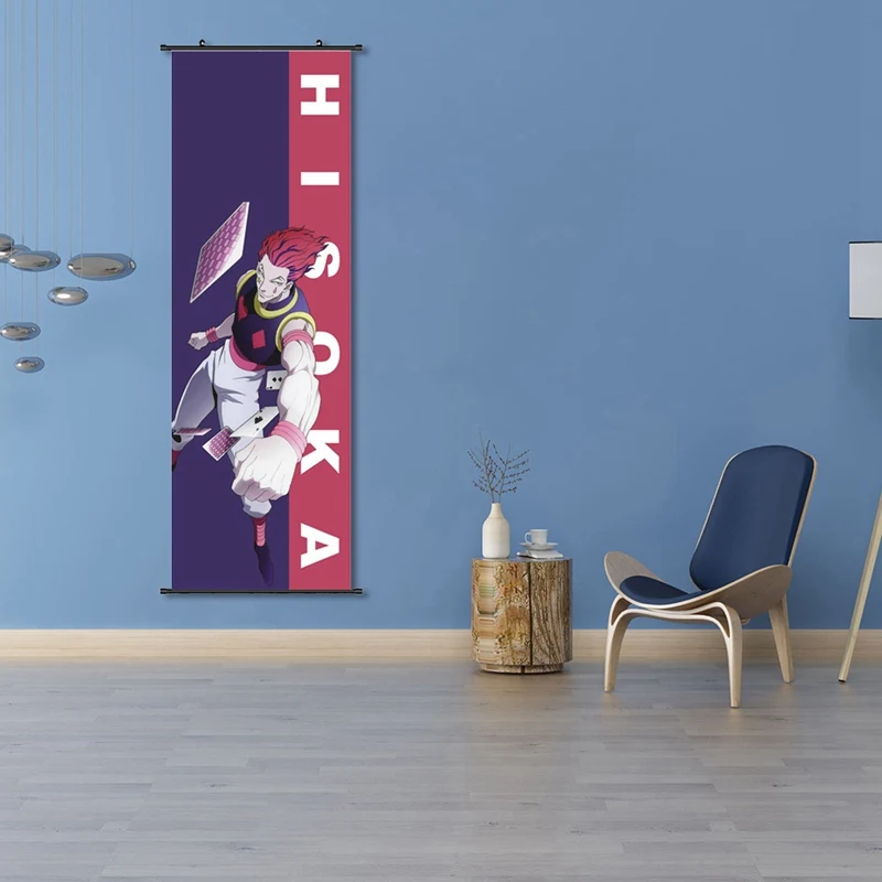 

Anime HUNTER x HUNTER Poster Wall Scroll Painting Manga Figures Pictures Living Room Study Party Wall Decoration 30x90cm