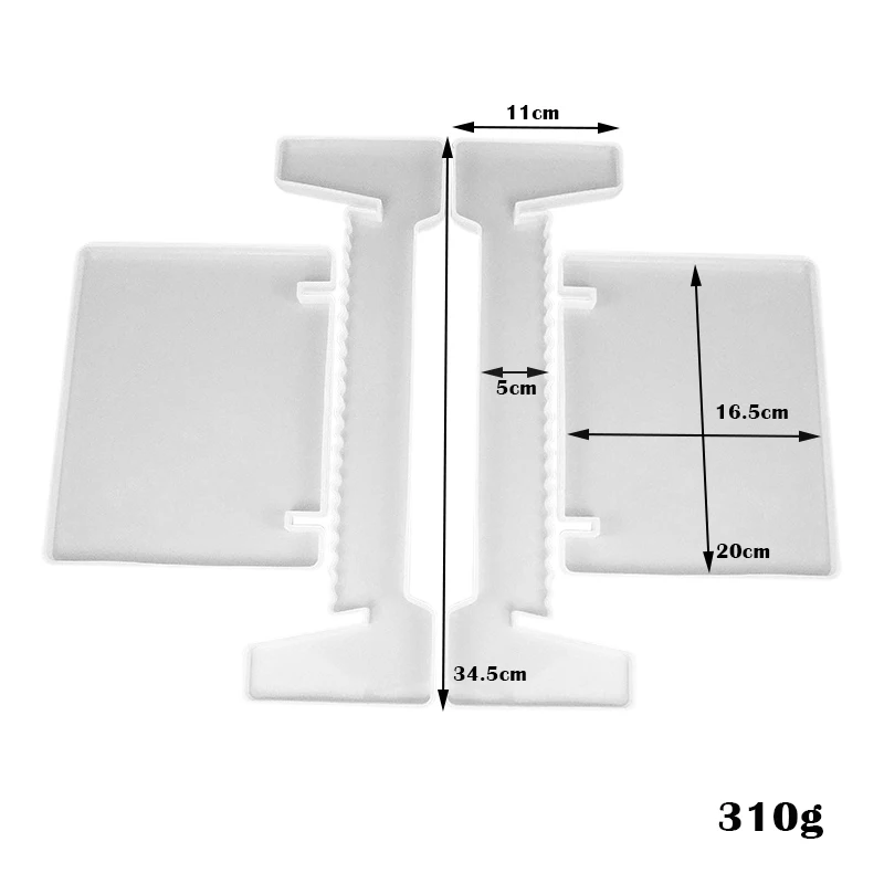 

Storage Rack DIY Silicone Molds Desktop Bookshelf Bracket Mold Transparent Epoxy Resin Mold for Making Epoxy Craft BMF88