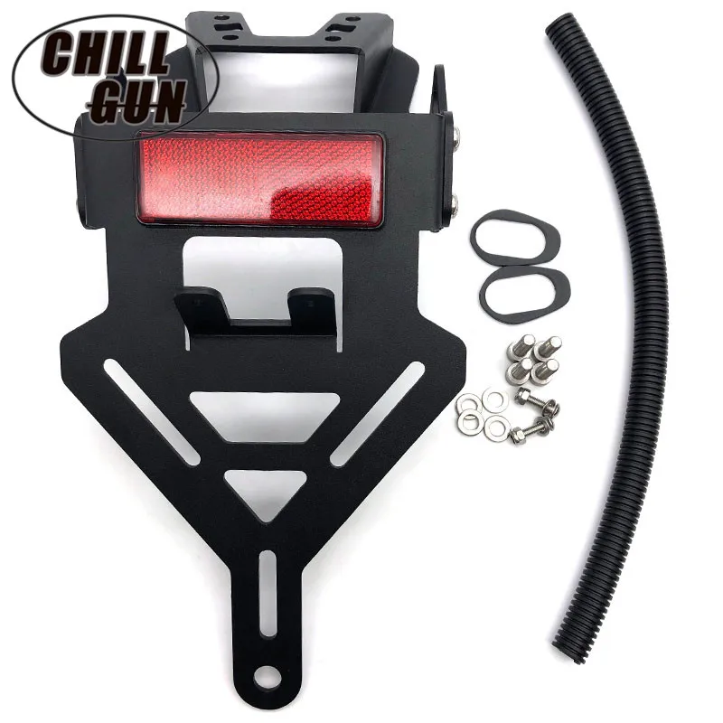 Мотоцикл хвост аккуратные светодиодный светильник крыло номерного знака