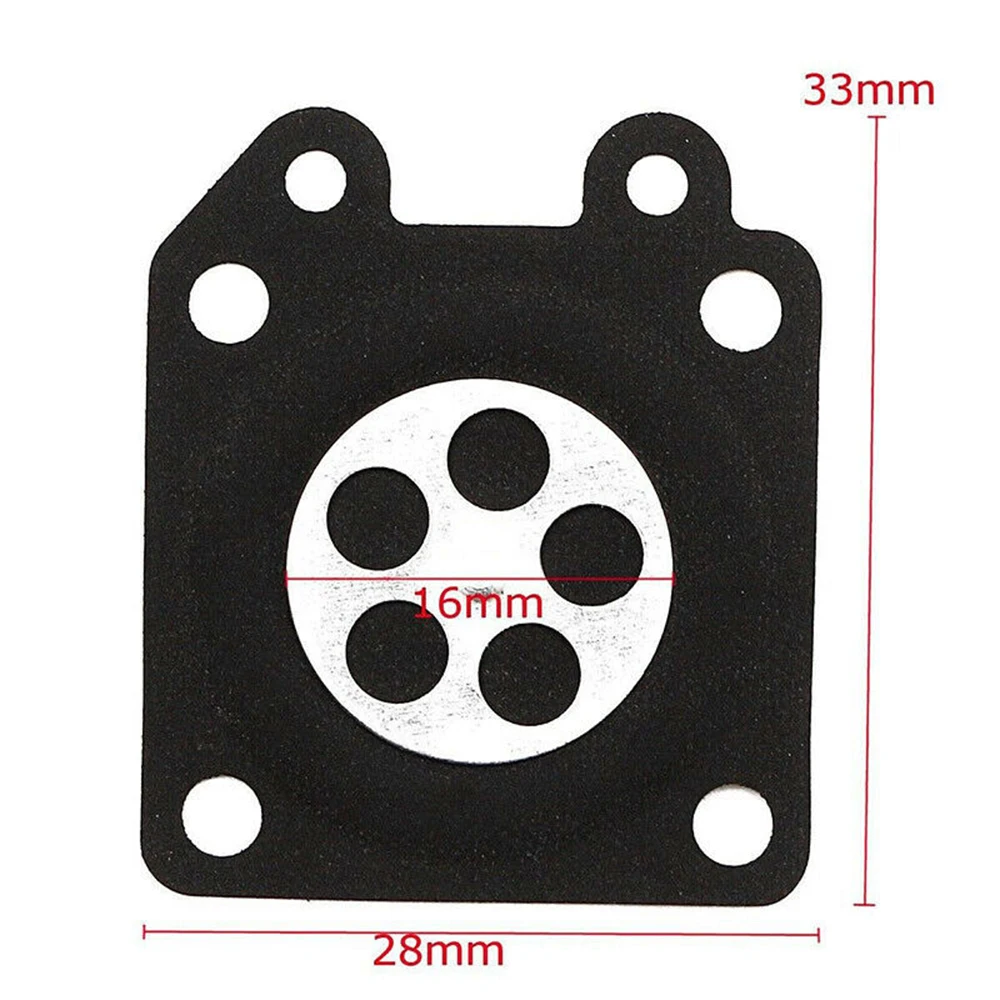 

Rubber Diaphragms Lawnmower 20pcs/Set Carburetor Metering For Walbro 95-526