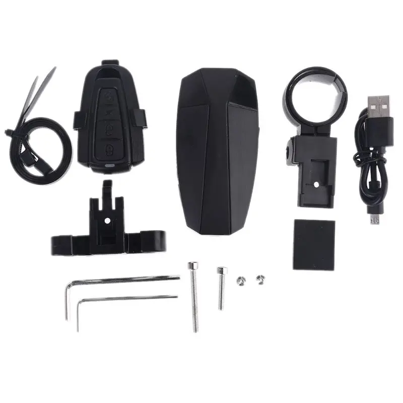 Светильник для велосипеда + Противоугонная сигнализация беспроводной