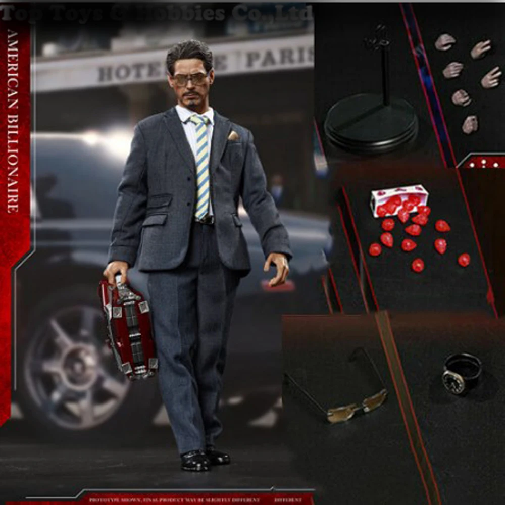 Ironman Tony Модель NO. SN001 1/6 Американский биллионер Тони Старк Фигурки игрушки с аксессуарами набор для фанатов коллекция