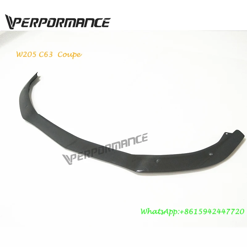 W205 C63 углеродная передняя губа для W205 C63 C63S передняя губа для Купе Седан~ год