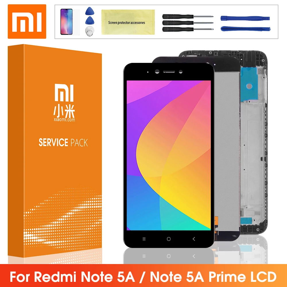 ЖК-дисплей с сенсорным экраном и рамкой для XIAOMI Redmi Note 5A 3 А + 5 дюйма Y1 / |