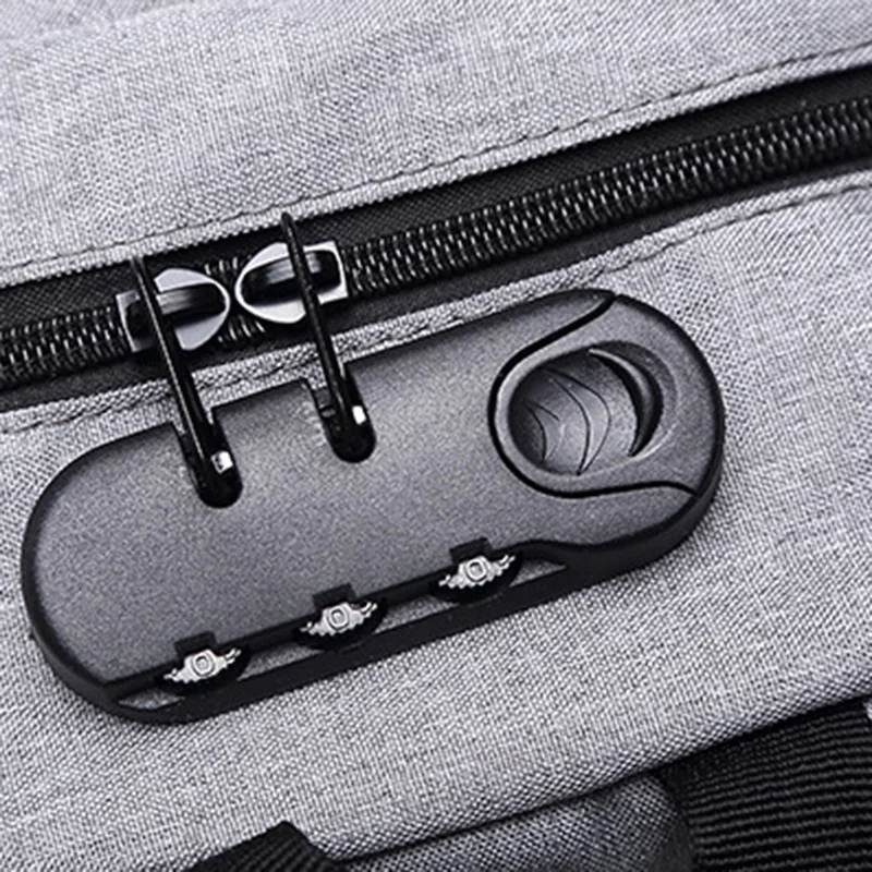 

College Backpack Water Resistant Bookbag Travel Bag with Lock Laptop Business Backpacks Casual Hiking Daypack