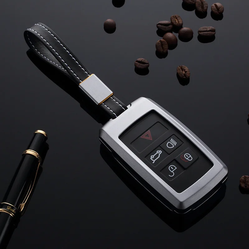 Чехол для автомобильного ключа из алюминиевого сплава полный Land Rover Range Sport Evoque Velar