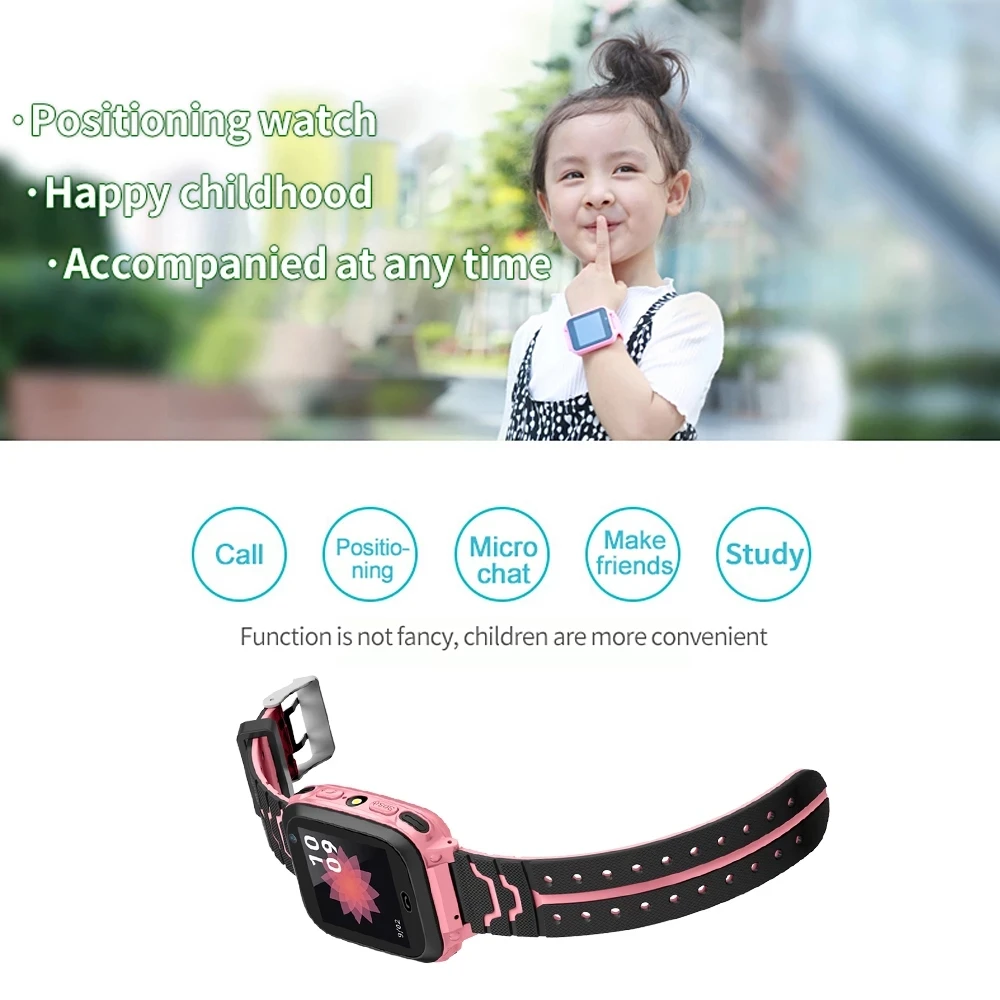 

DS38 Anti Lost Child GPRS Tracker watch SOS Positioning Tracking Smart Phone Kids Safe Watch Birthday Gifts for Girls Boys