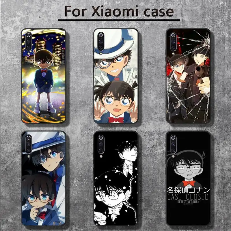 

Anime Detective Conan Phone Case for Xiaomi mi 6 6plus 6X 8 9SE 10 Pro mix 2 3 2s MAX2 note 10 lite Pocophone F1