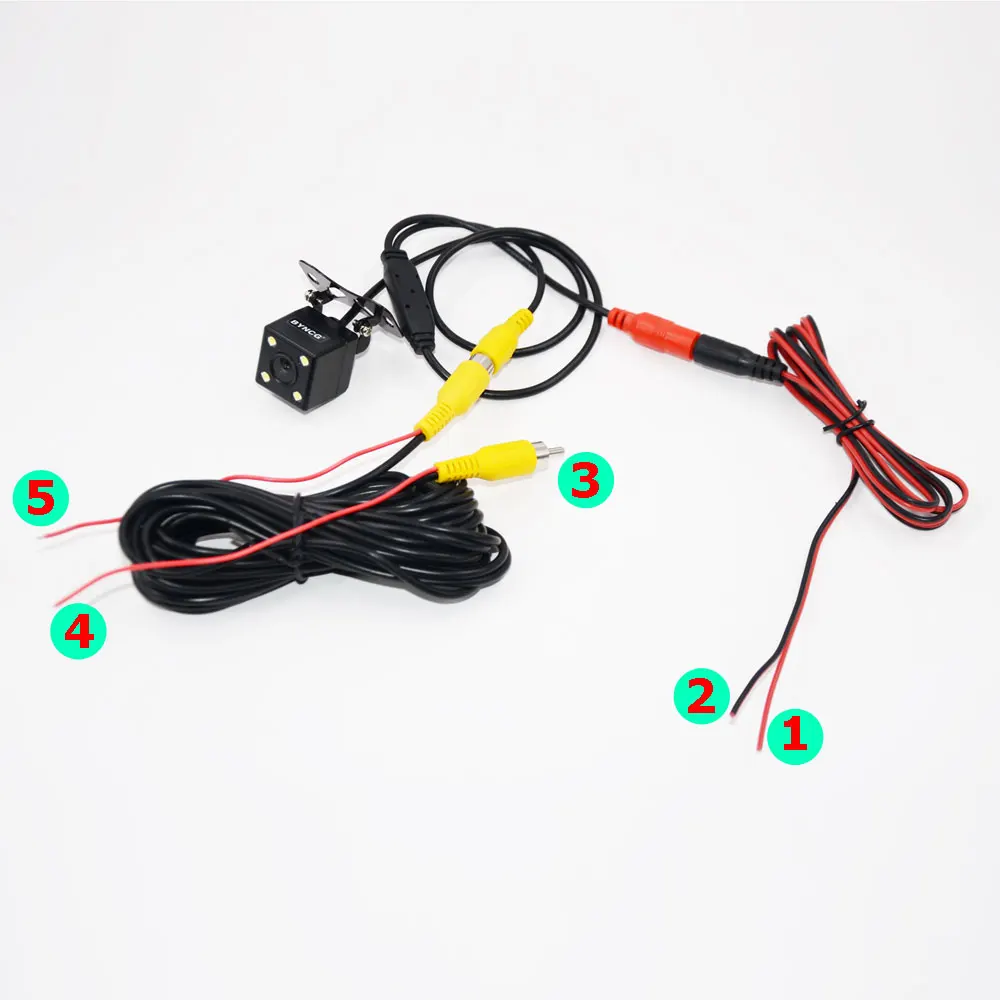 Universal Car Rear View Camera 4 LED Night Vision Reversing Auto Parking Assistance Monitor CCD Waterproof Wide Degree HD Video