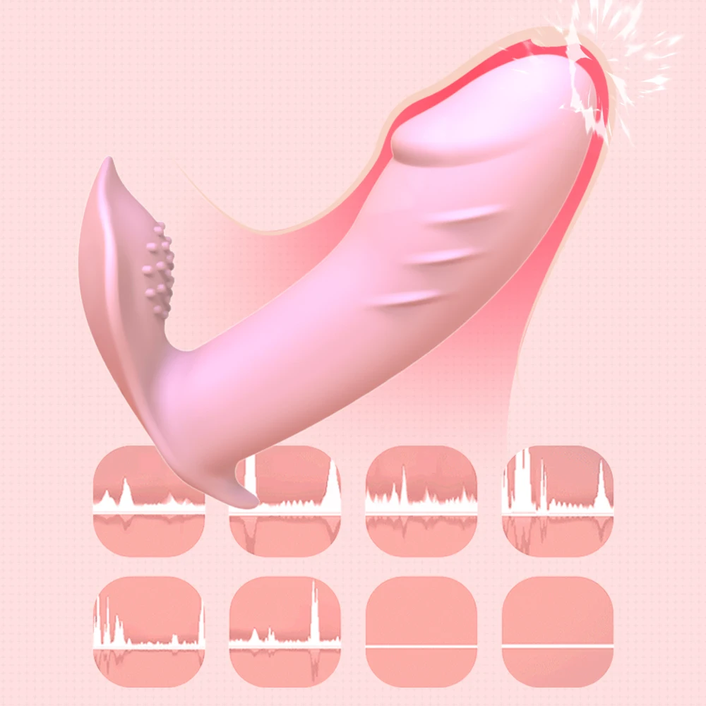 Wearable Panty G Spot Clit Vibrator Remote Control Invisible ​Vibrating Panties Dildo Clitoral Stimulator Sex Toy for Women | Красота и