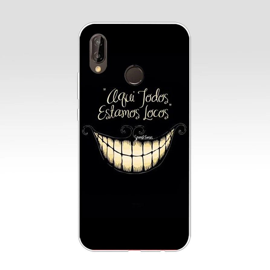 027FG маска Чеширского кота из Алисы в стране чудес мягкий силиконовый чехол ТПУ