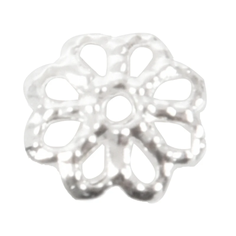 100 шт 6 мм прекрасные яркие посеребренные бусинки для браслетов DIY ювелирных