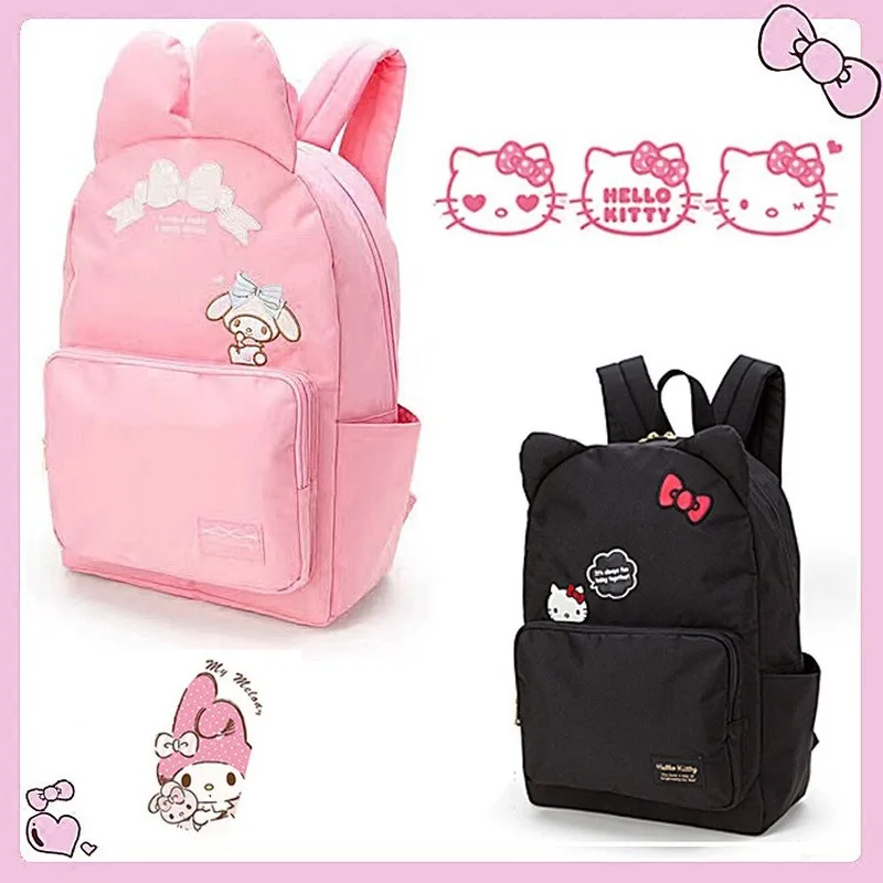 Новый милый плюшевый рюкзак с мультипликационным принтом My Melody Cat милая мягкая