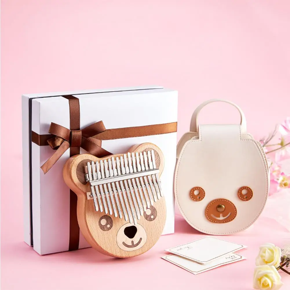 17 клавиш калимба большой палец пианино ясень зелькова деревянная Копилка