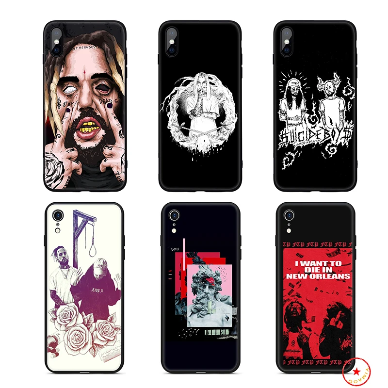 Мягкий силиконовый чехол для телефона Suicide Boys FTP iPhone 11 Pro Xs Max X или 10 8 7 6 6S Plus 5 5S SE Xr