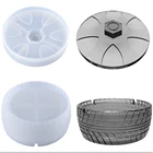 Форма шин, силиконовые формы для литья смолы, для самостоятельного украшения из кристаллов и эпоксидной смолы, пепельницы, ювелирные инструменты, для изготовления украшений ручной работы с УФ-лампой