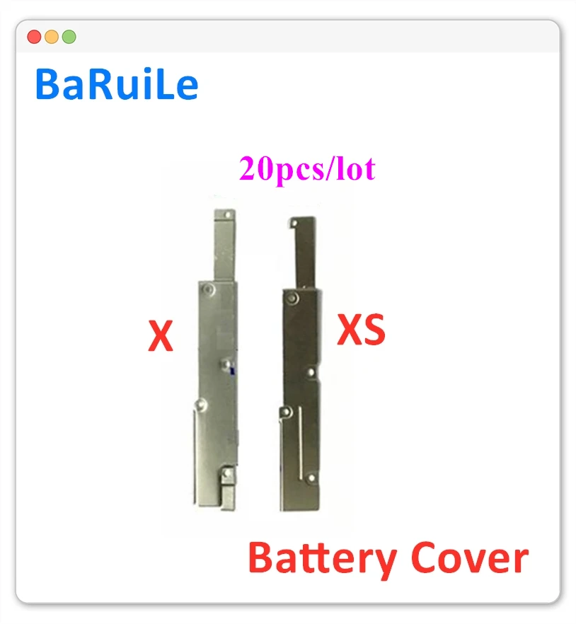 BaRuiLe 20 шт. Крышка гибкого кабеля батареи FPC для iphone X XS Max XR внутренний